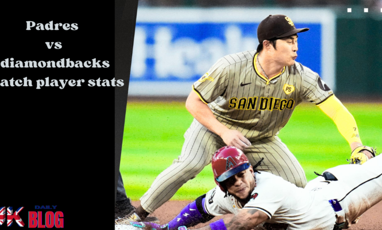 Padres vs diamondbacks match player stats