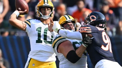 Green bay packers vs chicago bears match player stats