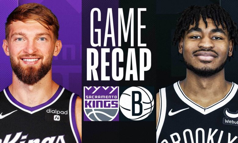 Brooklyn nets vs sacramento kings match player stats