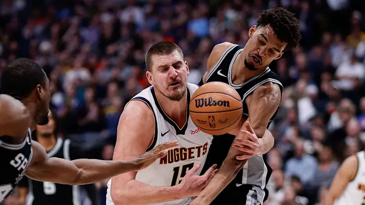 Denver nuggets vs san antonio spurs match player stats