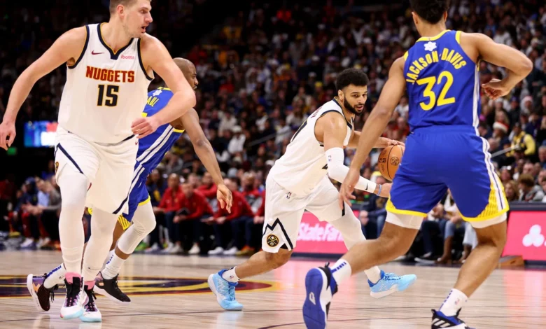 Golden state warriors vs denver nuggets match player stats