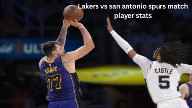 Lakers vs san antonio spurs match player stats