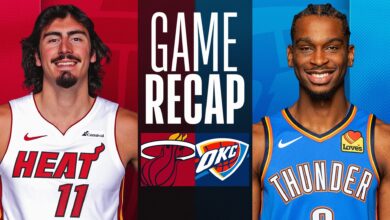 Miami heat vs okc thunder match player stats