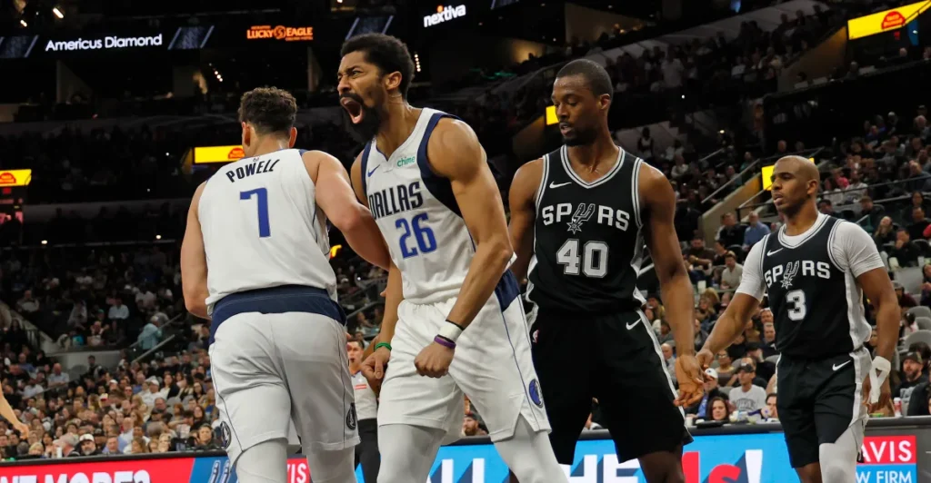 San antonio spurs vs dallas mavericks match player stats