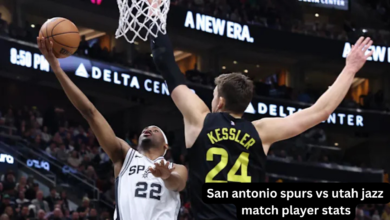 San antonio spurs vs utah jazz match player stats